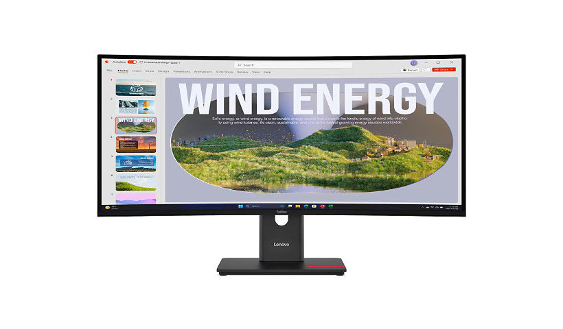 Moniteur incurvé commercial Lenovo 34 pouces